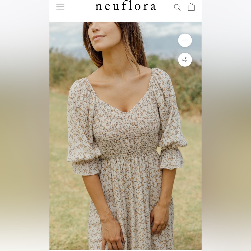 Neuflora Everett dress in marigold size small